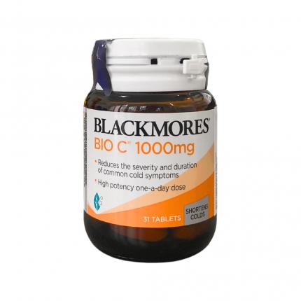 Bio C Blackmores 1000mg (31 viên) - Bổ sung vitamin C tăng sức đề kháng
