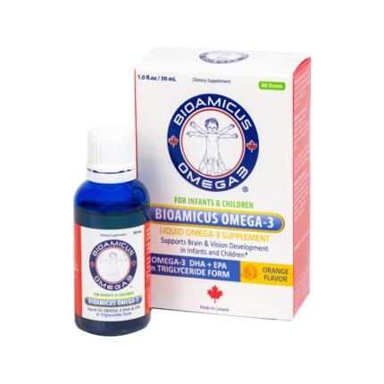 Bioamicus Omega-3 (Hộp 1 lọ 30ml) - Hỗ trợ phát triển trí não và thị giác