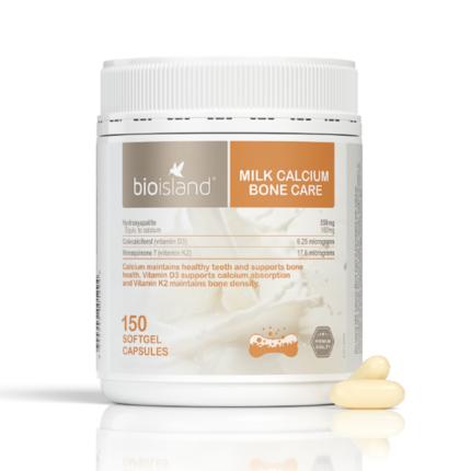 Bio Island Milk Calcium Bone Care - Bổ sung canxi cho xương chắc khỏe