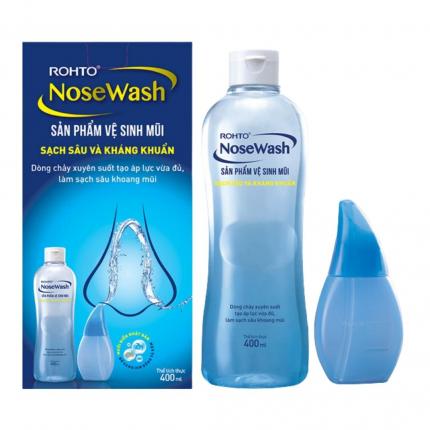 Bộ Vệ Sinh Mũi Rohto Nose Wash 400ml