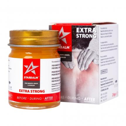 Cao xoa Starbalm lọ đỏ 25g - Hỗ trợ giảm mỏi cơ, tăng tuần hoàn máu