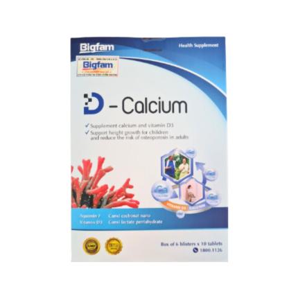 D - Calcium - Bổ sung canxi và vitamin D3 cho cơ thể