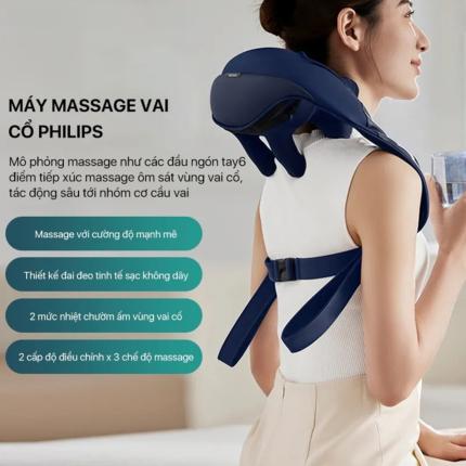 Đai massge vai cổ Philips PPM3322
