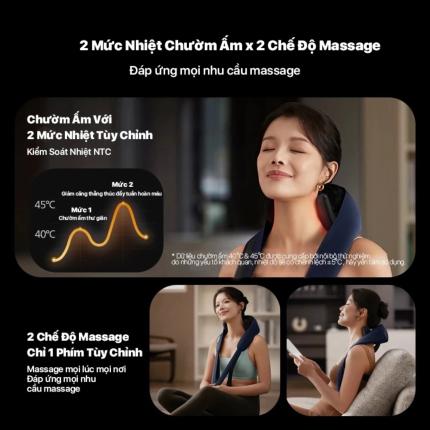 Đai massge vai cổ Philips PPM3322