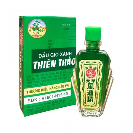 Dầu gió xanh Thiên Thảo - Giải cảm, giảm ho, nhức đầu