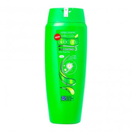 Dầu gội dược liệu Thái Dương 3 xanh sạch tóc và da dầu