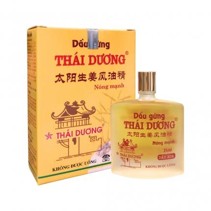 Dầu gừng Thái Dương - Giảm đau vai gáy lọ 24ml
