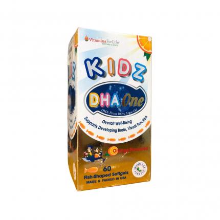 Kidz DHA One - Hỗ trợ bổ não, tăng cường thị lực hộp 60 viên
