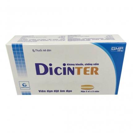 Viên đặt Dicinter - Điều trị viêm âm đạo