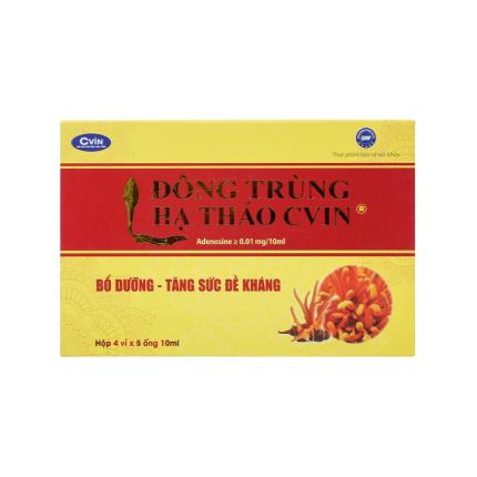 Đông trùng hạ thảo Cvin (20 ống) - Tăng sinh lực, bổ khí huyết