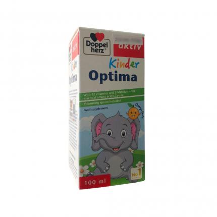 Doppelherz Kinder Optima - Hỗ trợ ti&ecirc;u h&oacute;a, trẻ ăn ngon, tăng đề kh&aacute;ng
