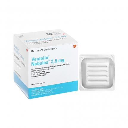 Hz888a tải ứng dụng khí dung Ventolin Nebules 2,5 mg