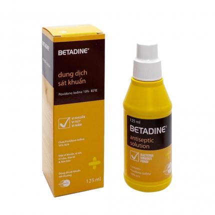 Hz888a tải ứng dụng sát khuẩn vết thương Betadin 125ml