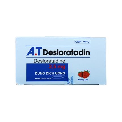 Dung Dịch Uống A T Desloratadin (2 5mg) Giảm Viêm Mũi Dị ứng, Nổi Mày đay Mạn Tính (2)