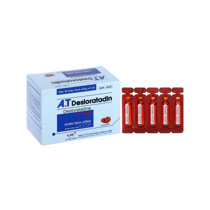 Dung Dịch Uống A T Desloratadin (2 5mg) Giảm Viêm Mũi Dị ứng, Nổi Mày đay Mạn Tính