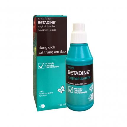 Thuốc dung dịch Betadine (125ml) - Sát trùng âm đạo