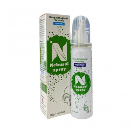 Hz888a tải ứng dụng xịt mũi ưu trương Hypertonic - Nebusal Spray 2,3%