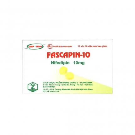 Fascapin-10 - Dự phòng cơn đau thắt ngực, Bắn Cá HZ88 là trò chơi giải trí điện tử tăng huyết áp