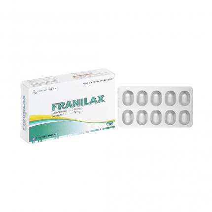 Thuốc Franilax 50mg/20mg - Điều trị phù, báng bụng