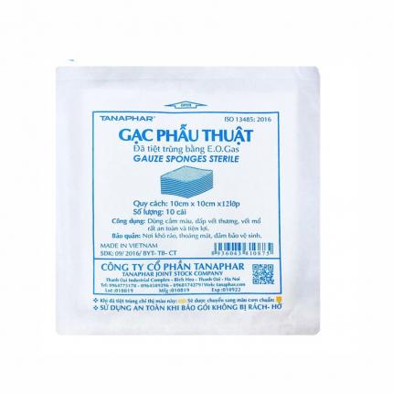 Gạc phẫu thuật tiệt trùng Tanaphar