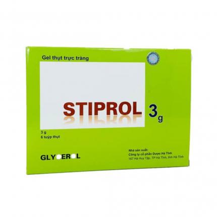 Gel thụt trực tràng, táo bón Stiprol 3g