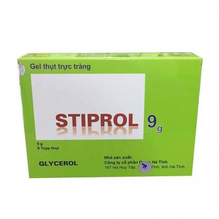 Gel thụt trực tràng Stiprol 9g - Hạn chế táo bón
