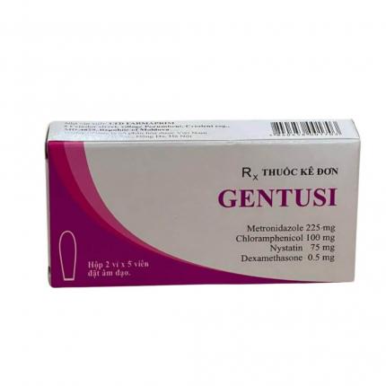 Viên đặt Gentusi - Điều trị nhiễm khuẩn âm đạo hỗn hợp