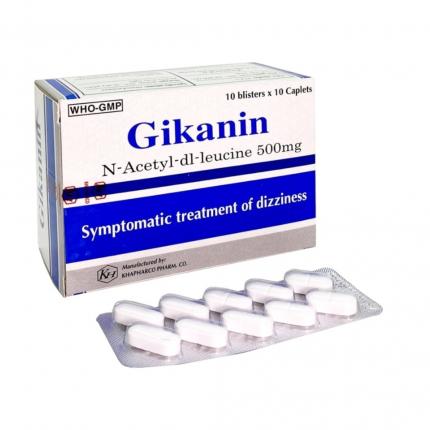 Gikanin 500mg - Điều trị các triệu chứng chóng mặt