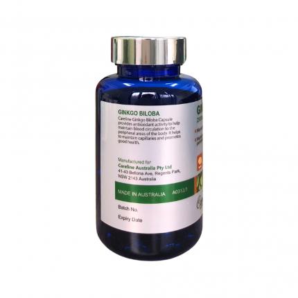 Ginkgo Biloba Careline 2500mg - Hz888 đăng ký nhanh, tăng cường tuần hoàn não (60 viên)