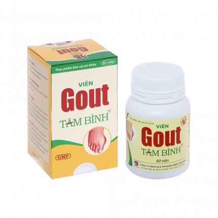 Gout Tâm Bình - Hỗ trợ các triệu chứng đau do Gout