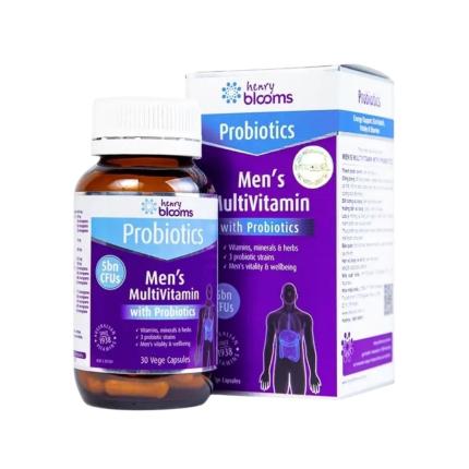 Henry Blooms Men's Multivitamin With Probiotics (30 viên) - Hỗ trợ tăng cường Hz888 đăng ký nhanh