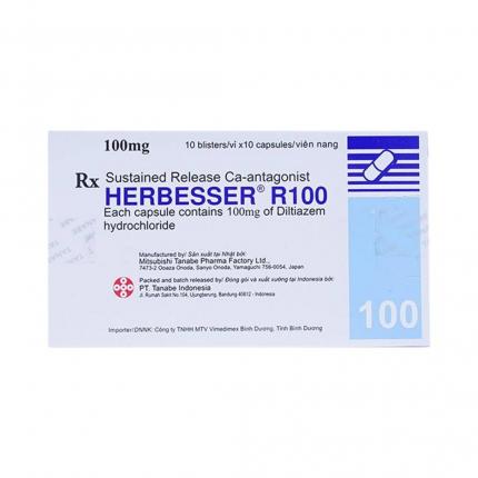Herbesser R100 - Điều trị tăng huyết áp