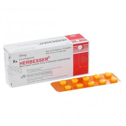 Herbesser 30mg - Điều trị tăng huyết áp