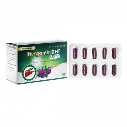 Thuốc Hergamin DHT 140mg - Hỗ trợ trị viêm gan, giải độc gan
