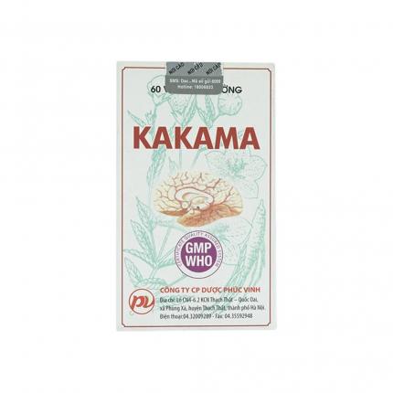 Kakama - trị thiểu năng tuần hoàn não, ứ huyết, đau đầu