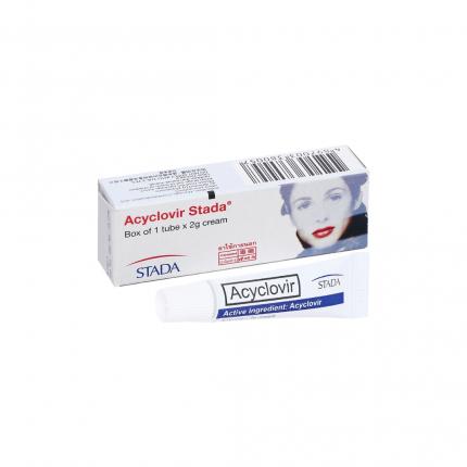 Thuốc bôi Acyclovir Stada 5mg tuýp 2g- Điều trị nhiễm virus Herpes Simplex
