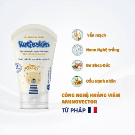 Kem bôi dịu da cho bé Kutieskin