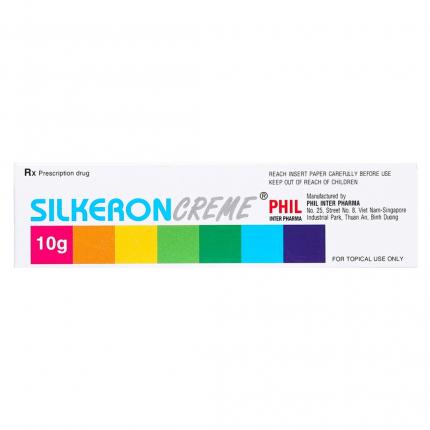 Mặt trước kem bôi Silkeron creme Phil