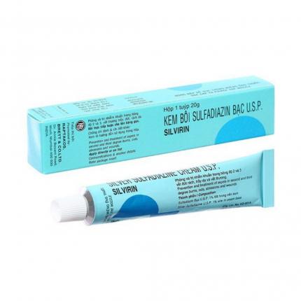 Kem bôi Silvirin bạc tuýp 20 mg