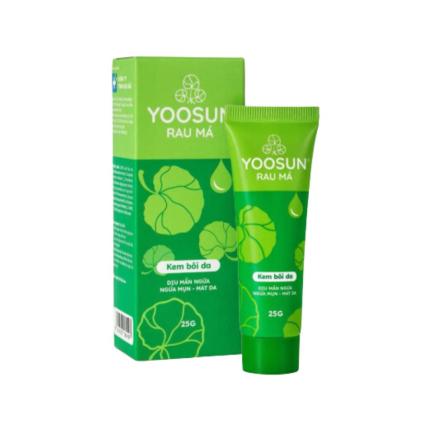 Kem bôi Yoonsun Rau Má - Ngăn ngừa rôm sảy, làm dịu mát da ( 25g)