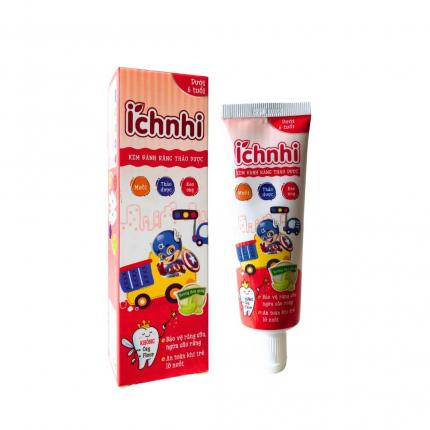 Kem đánh răng Ích Nhi - Bảo vệ men răng, ngăn ngừa sâu răng cho trẻ dưới 6 tuổi (50g)