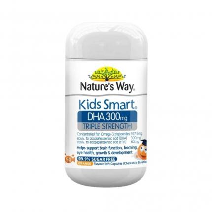 1 lo keo mem Nature's Way Kids Smart DHA 300mg Triple Strength