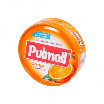 Kẹo ngậm Pulmoll Halsbonbon không đường vị Cam