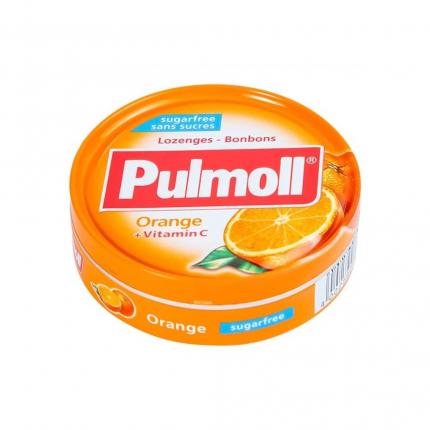 Kẹo ngậm Pulmoll Halsbonbon không đường vị Cam