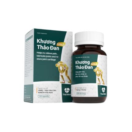 Khương Thảo Đan Gold - Hỗ trợ phục hồi sụn khớp hộp 120 viên