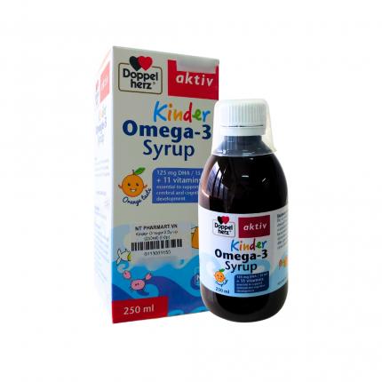 Doppelherz Kinder Omega 3 - Hỗ trợ mắt và trí não cho trẻ