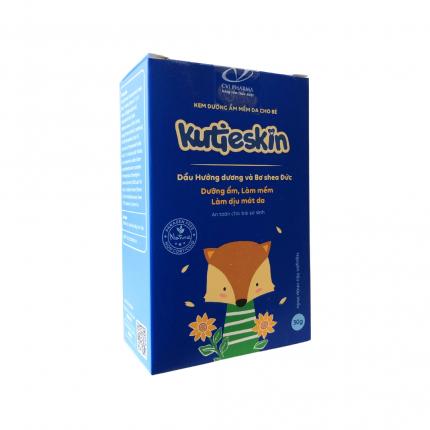 Kem Kutieskin xanh - Làm mềm, dưỡng ẩm và dịu mát da bé
