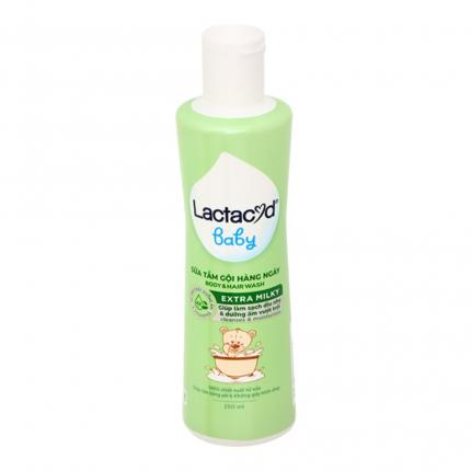 Lactacyd Baby Extra Milky - Sữa tắm gội cho bé