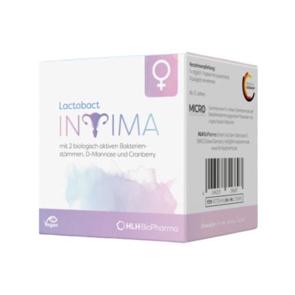 Lactobact Intima hộp 30 viên - hỗ trợ giảm viêm, nấm, ngứa và nhiễm trùng tiết niệu, bàng quang