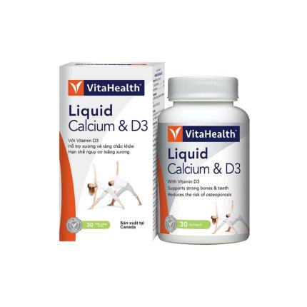 VitaHealth Liquid Calcium & D3 - Bổ sung Calci cho mọi lứa tuổi